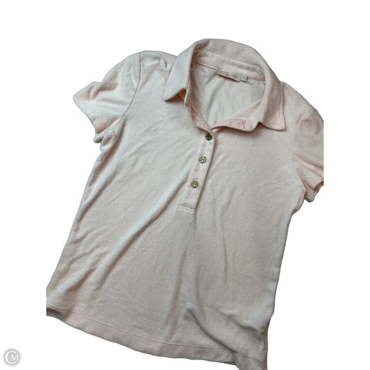Top Short Sleeve Designer By Tory Burch In Pink, Size: Xs