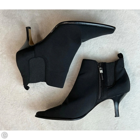 Boots Ankle Heels By Donald Pliner In Black, Size: 8