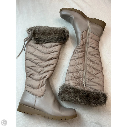 Boots Snow By Bass In Taupe, Size: 8.5