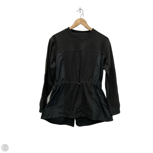Athletic Sweatshirt Crewneck By Athleta In Black, Size: S