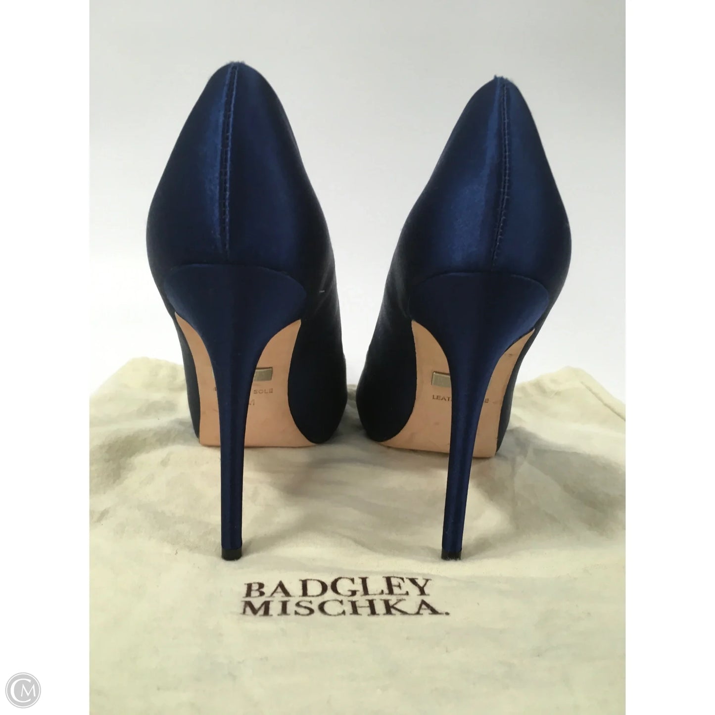 Shoes Heels Platform By Badgley Mischka In Blue, Size: 7