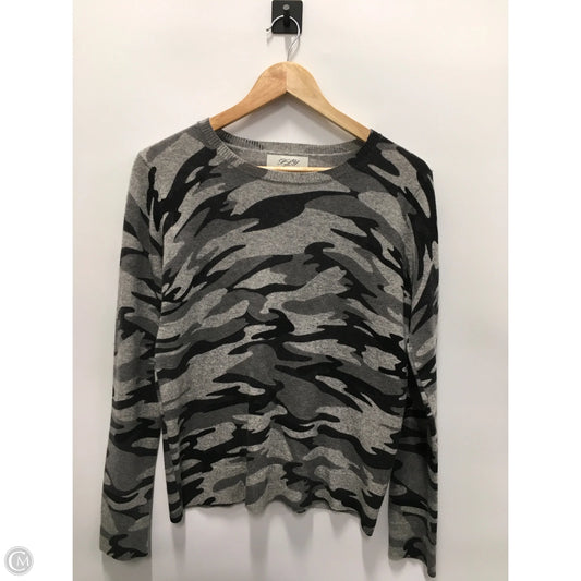 Sweater Cashmere By PLY CASHMERE In Camouflage Print, Size: M