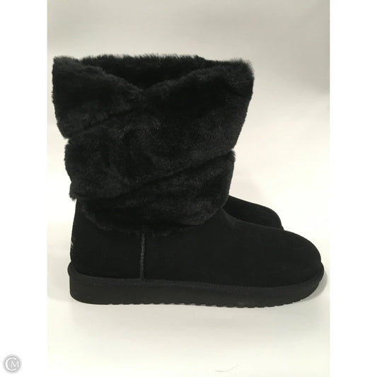 Boots Ankle Flats By Koolaburra By Ugg In Black, Size: 12