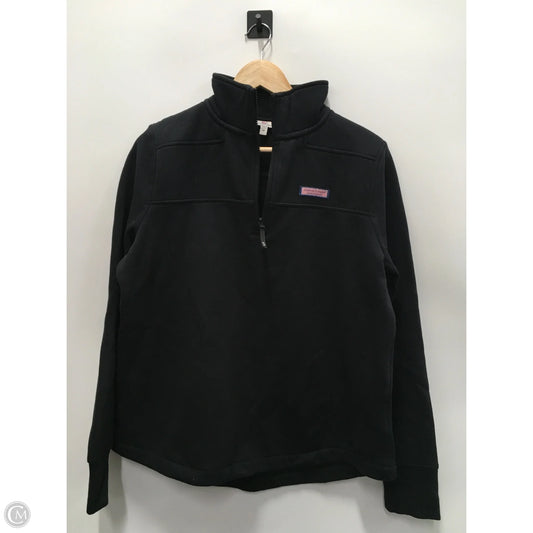 Sweatshirt Collar By Vineyard Vines In Black, Size: M