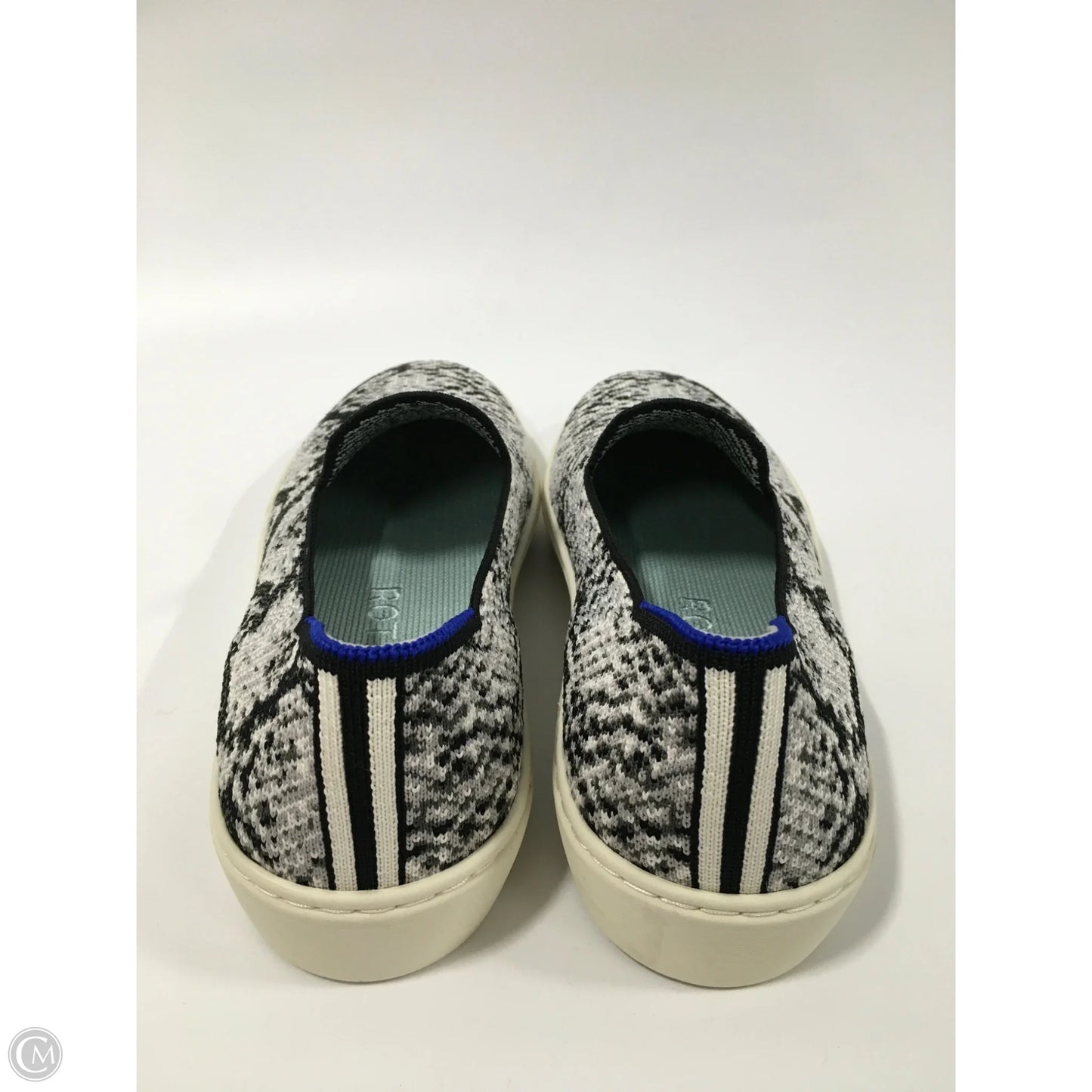 Shoes Flats By Rothys In Black & White, Size: 8