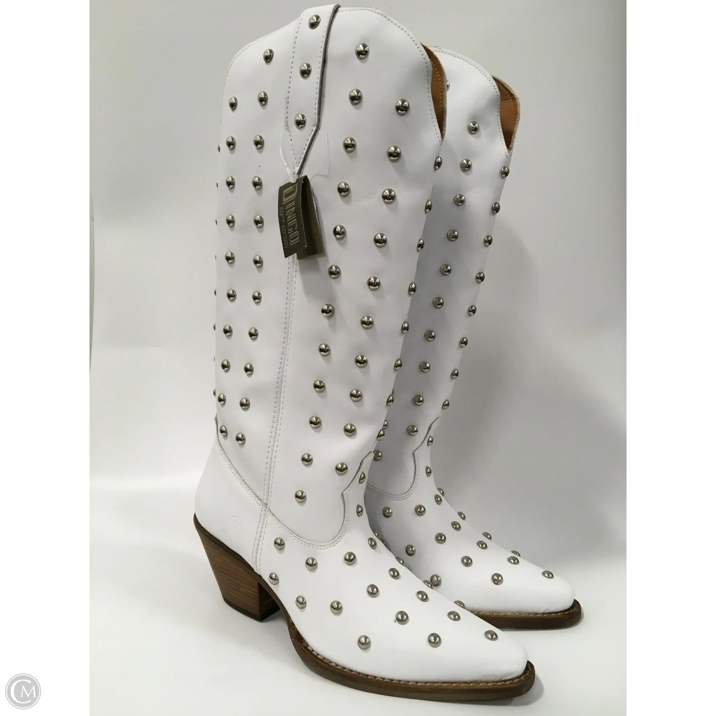Boots Western By Dingo In White, Size: 8.5