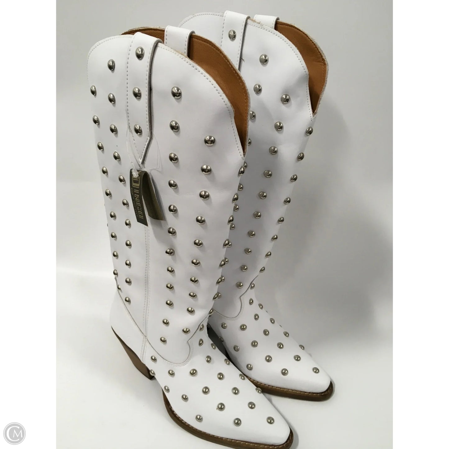 Boots Western By Dingo In White, Size: 8.5