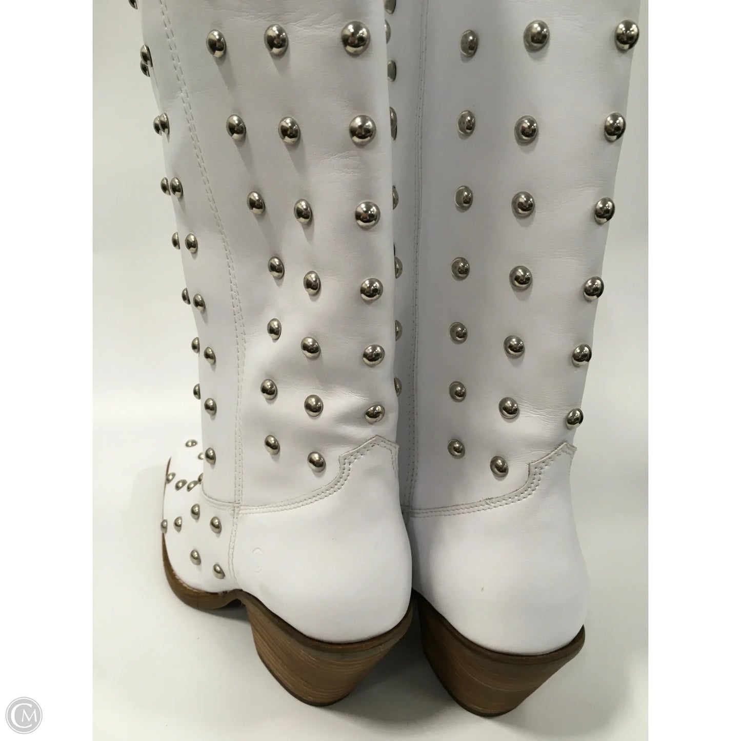 Boots Western By Dingo In White, Size: 8.5