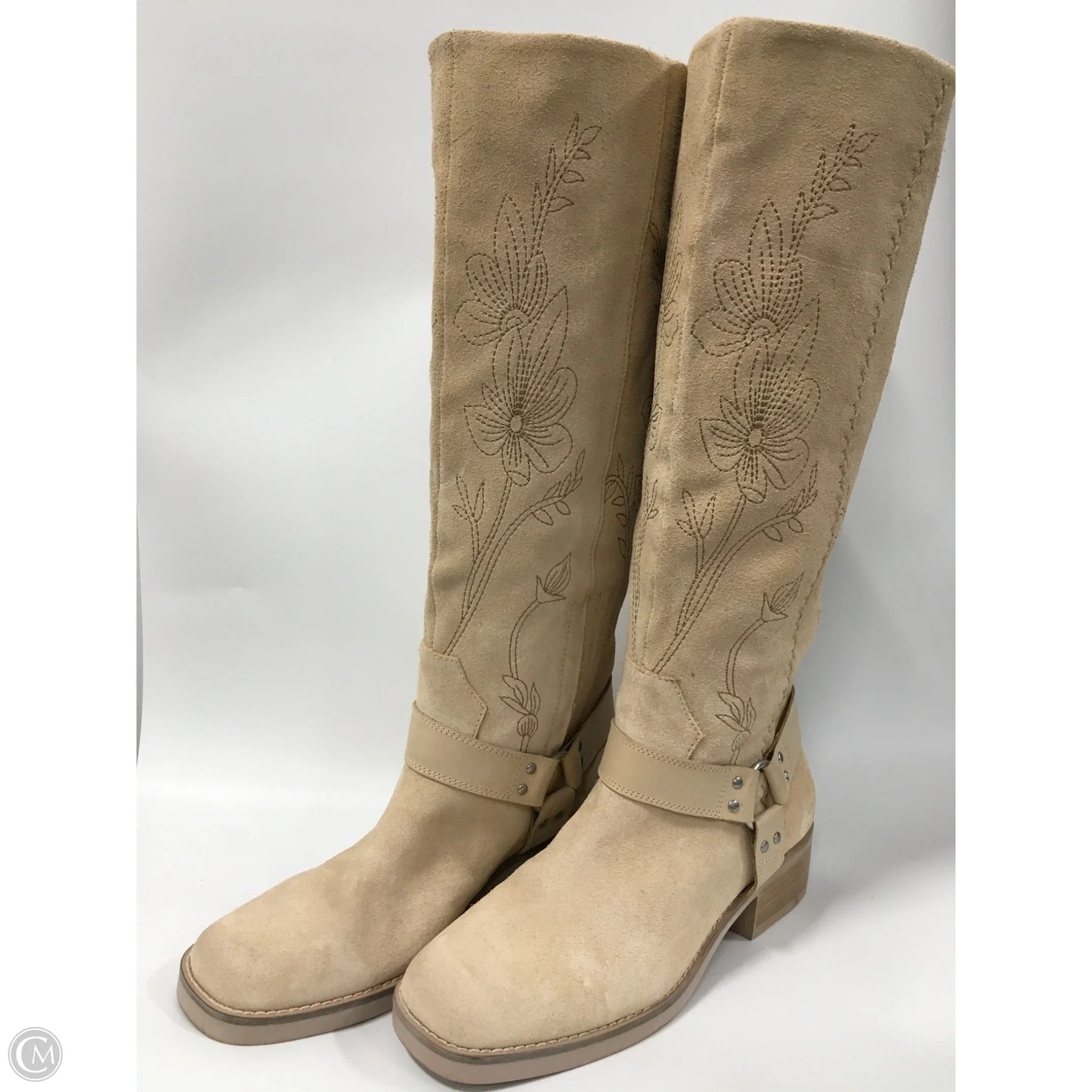 Boots Knee Flats By Lucky Brand In Cream, Size: 8.5