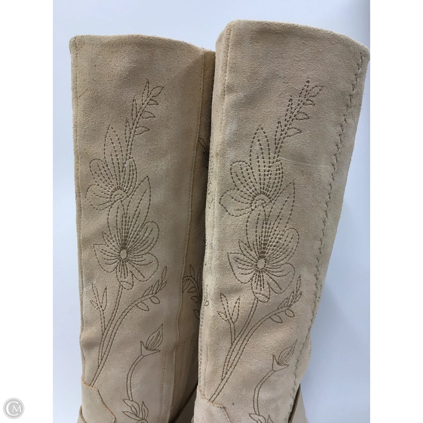 Boots Knee Flats By Lucky Brand In Cream, Size: 8.5