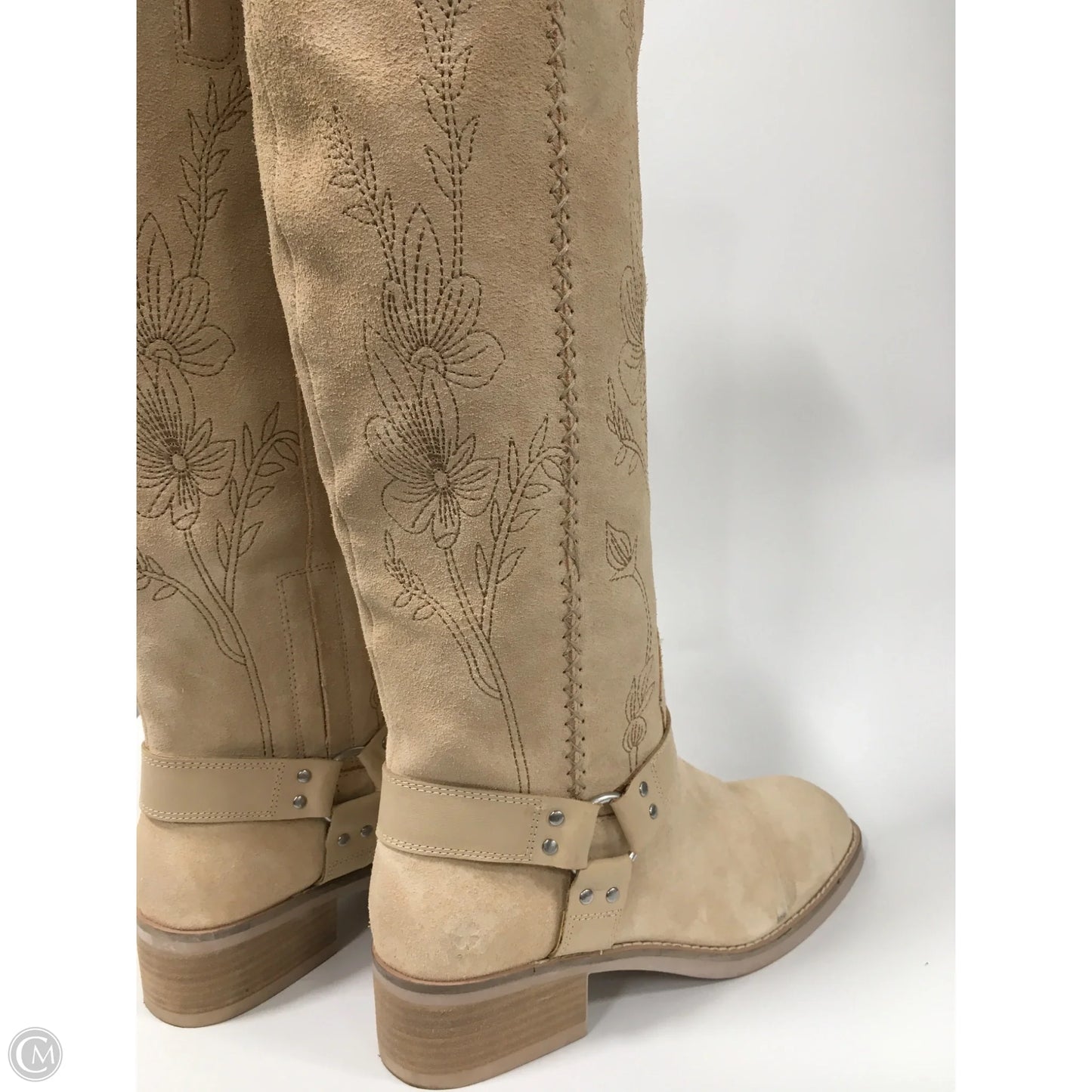 Boots Knee Flats By Lucky Brand In Cream, Size: 8.5