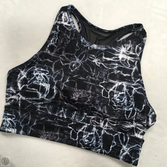 Athletic Bra By Spyder In Grey, Size: L