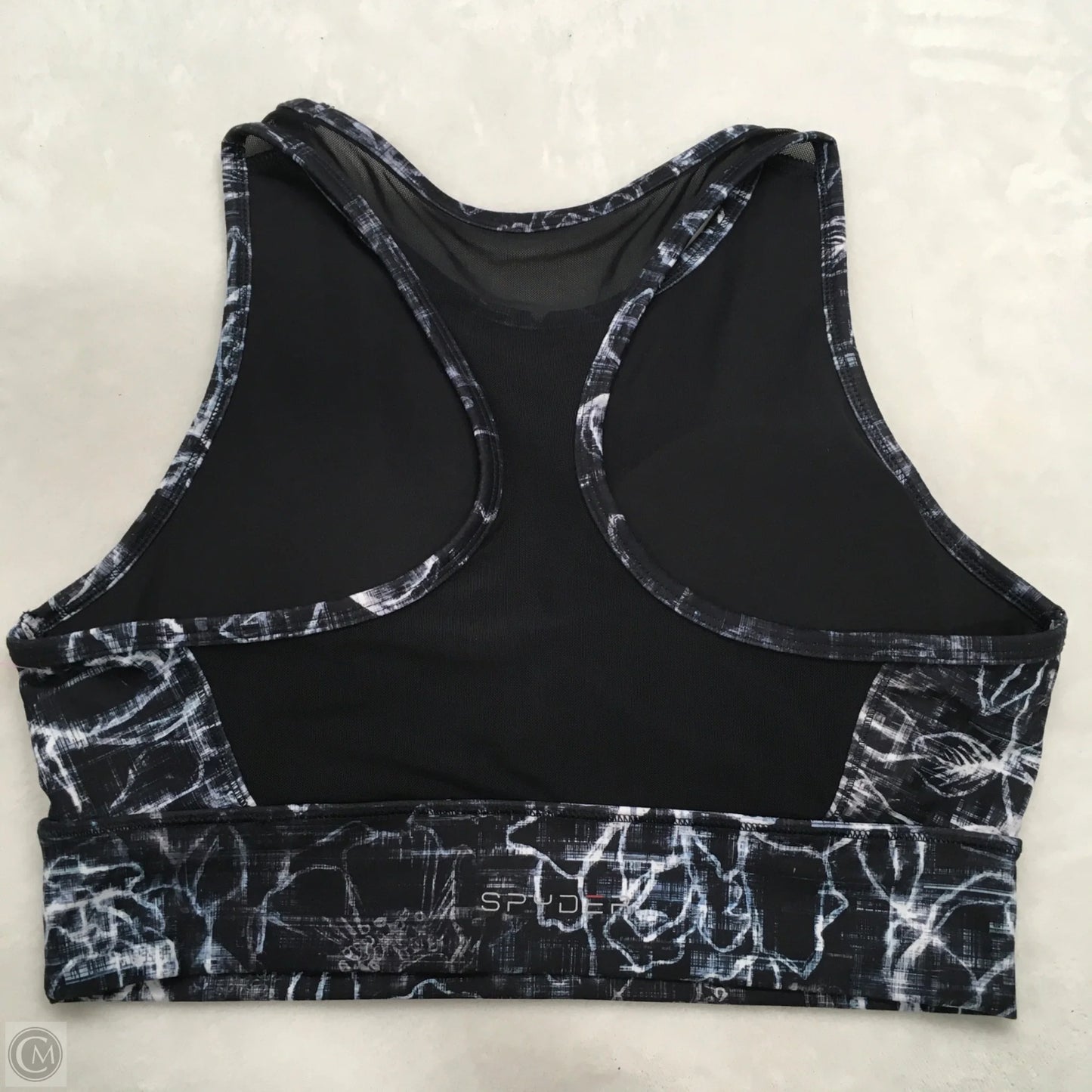 Athletic Bra By Spyder In Grey, Size: L