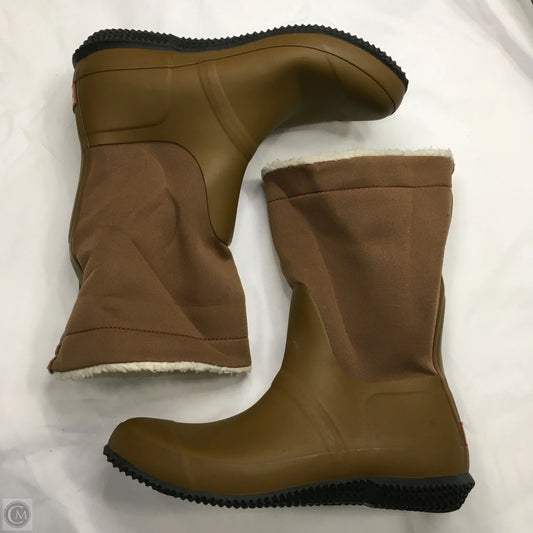 Boots Snow By Hunter In Brown, Size: 8