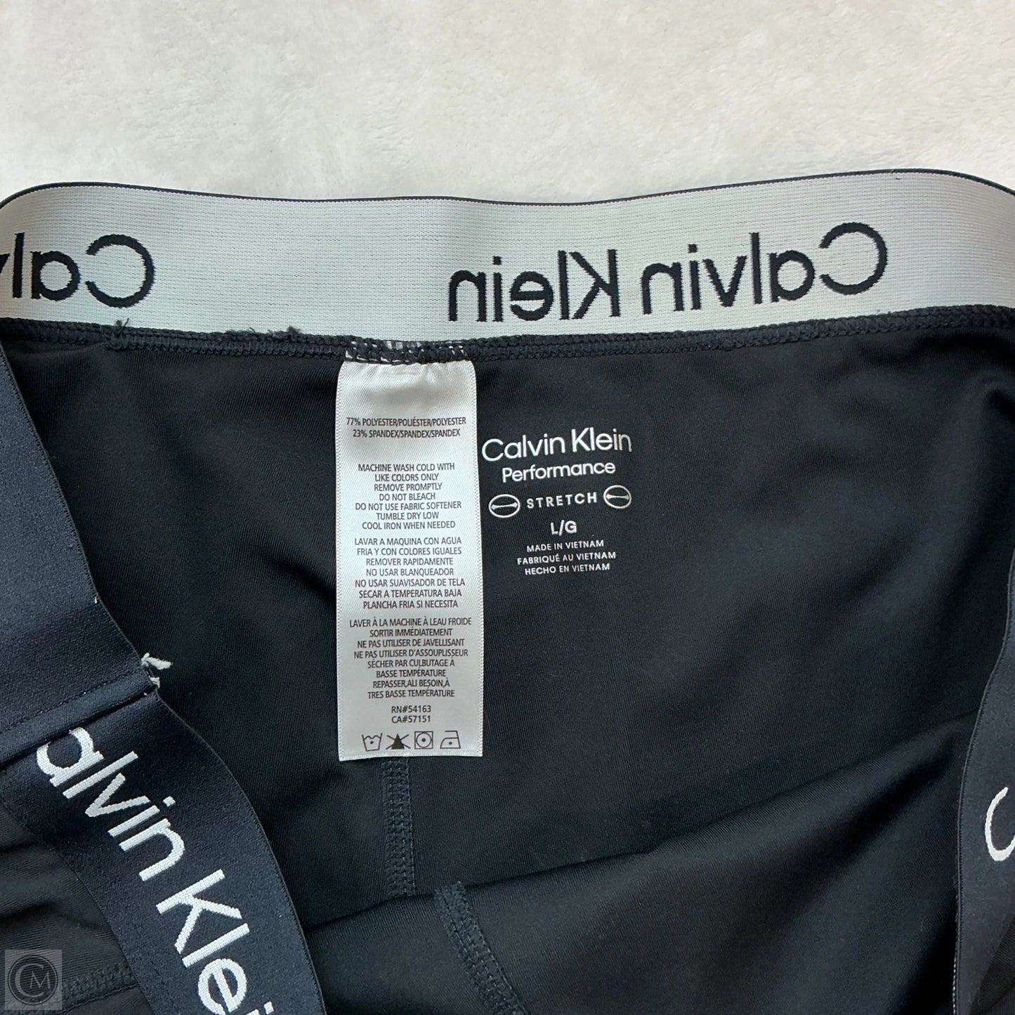 Athletic Skort By Calvin Klein In Black, Size: L