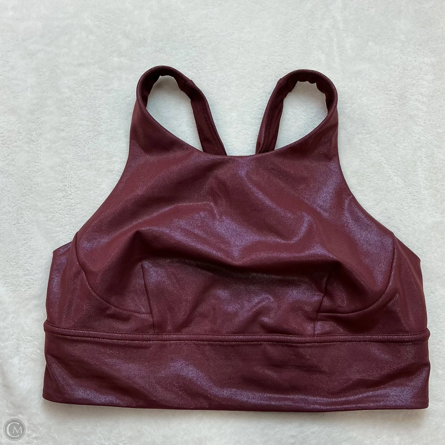 Athletic Bra By Lululemon In Maroon, Size: 10