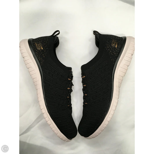 Shoes Athletic By Skechers In Black, Size: 8