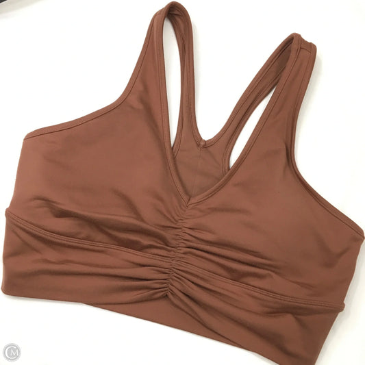 Athletic Bra By Alo In Brown, Size: L