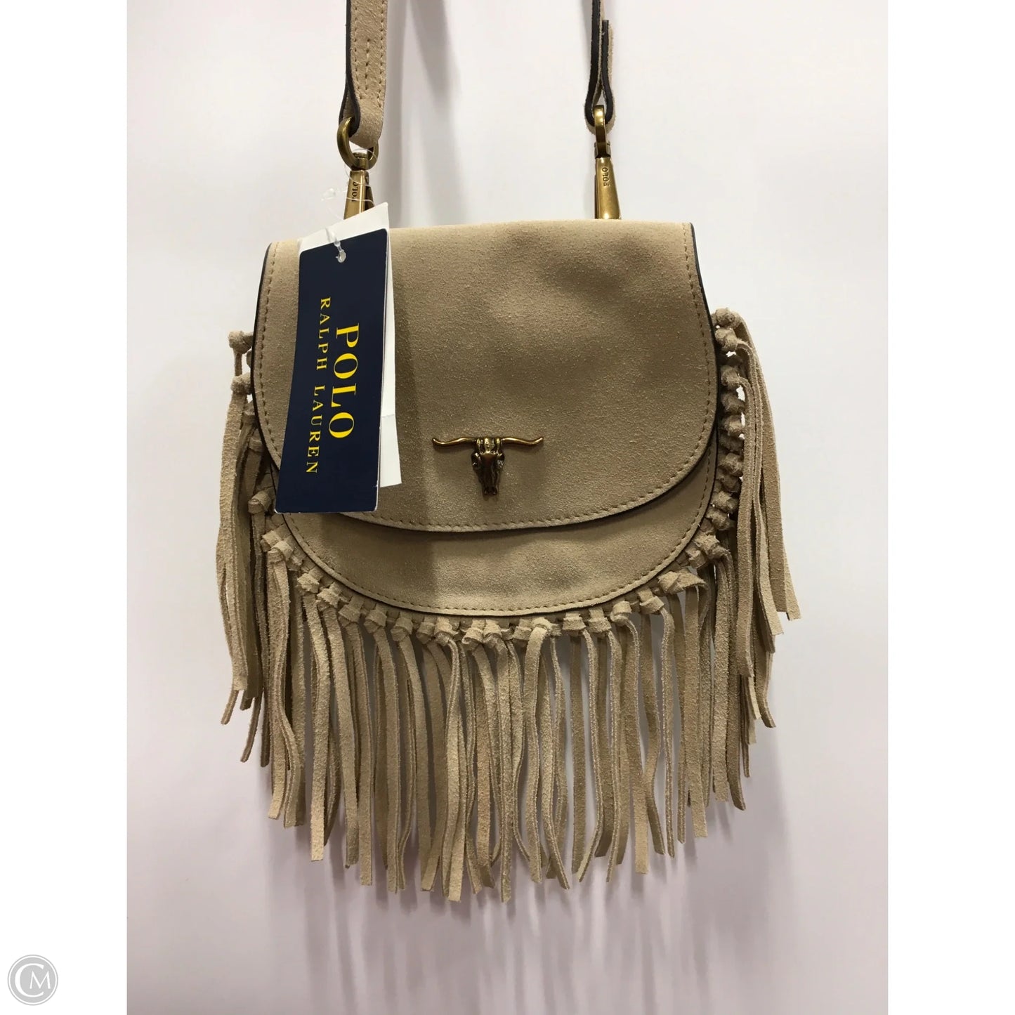 Crossbody Leather By Polo Ralph Lauren, Size: Small