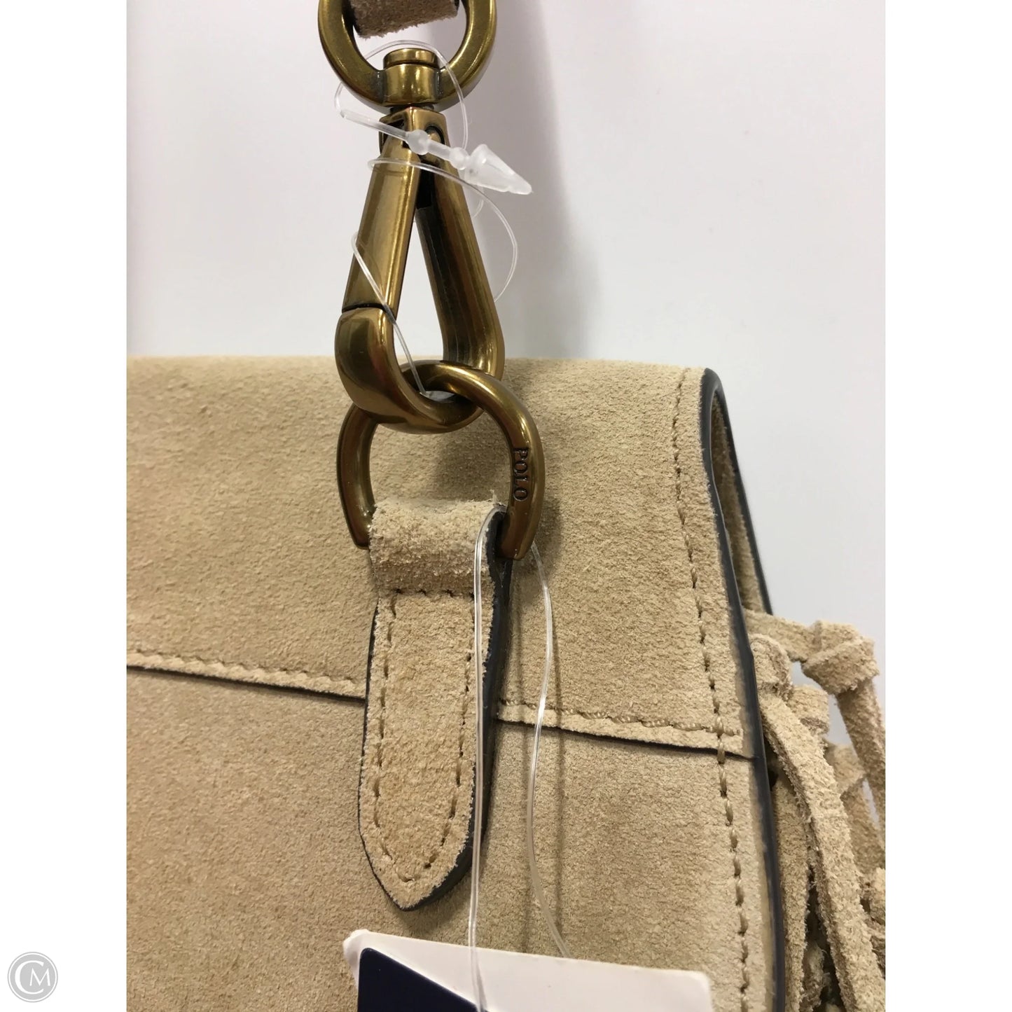 Crossbody Leather By Polo Ralph Lauren, Size: Small