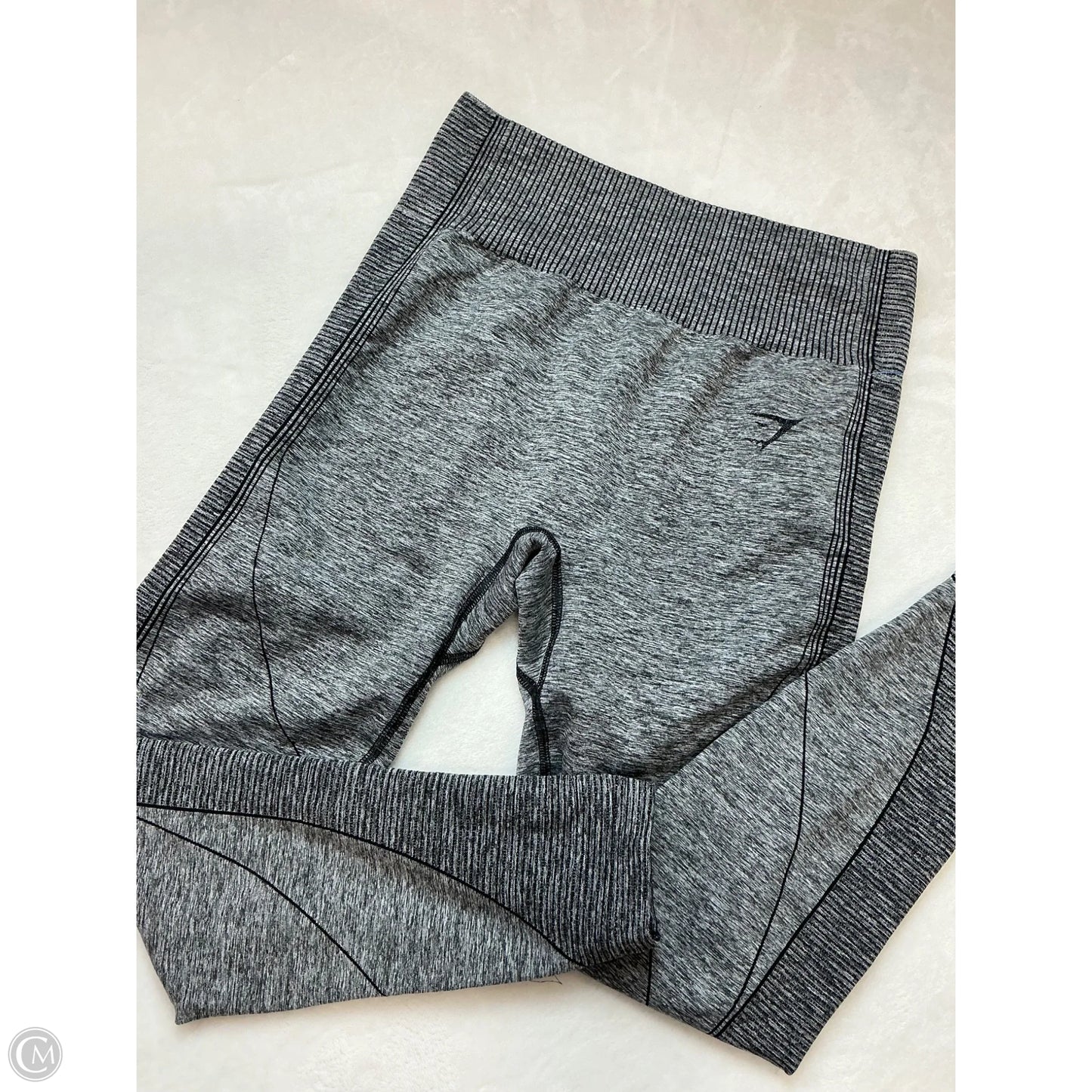 Athletic Leggings By Gym Shark In Grey, Size: M