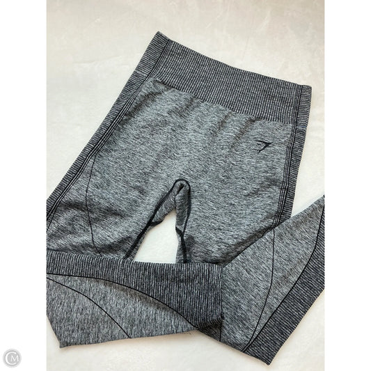 Athletic Leggings By Gym Shark In Grey, Size: M