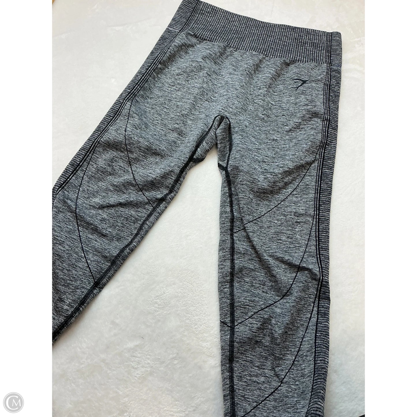 Athletic Leggings By Gym Shark In Grey, Size: M