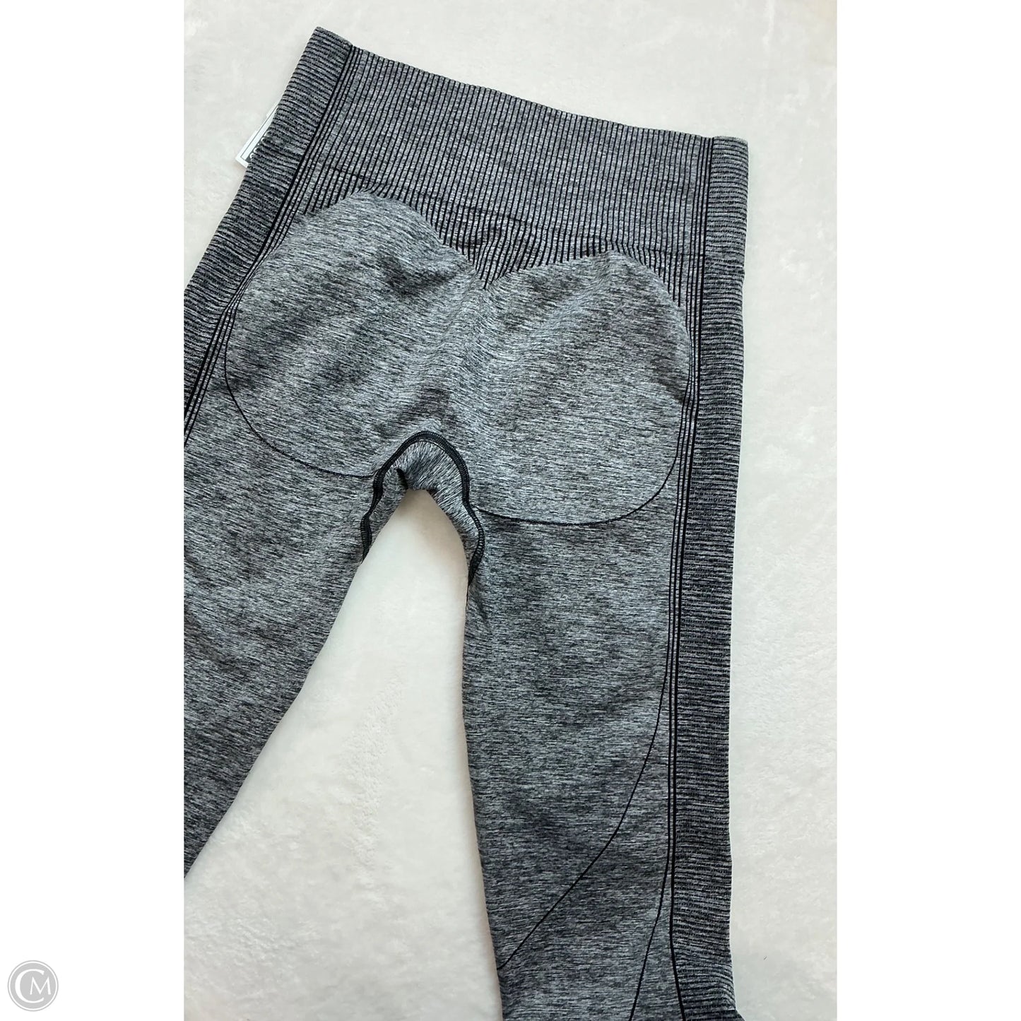 Athletic Leggings By Gym Shark In Grey, Size: M