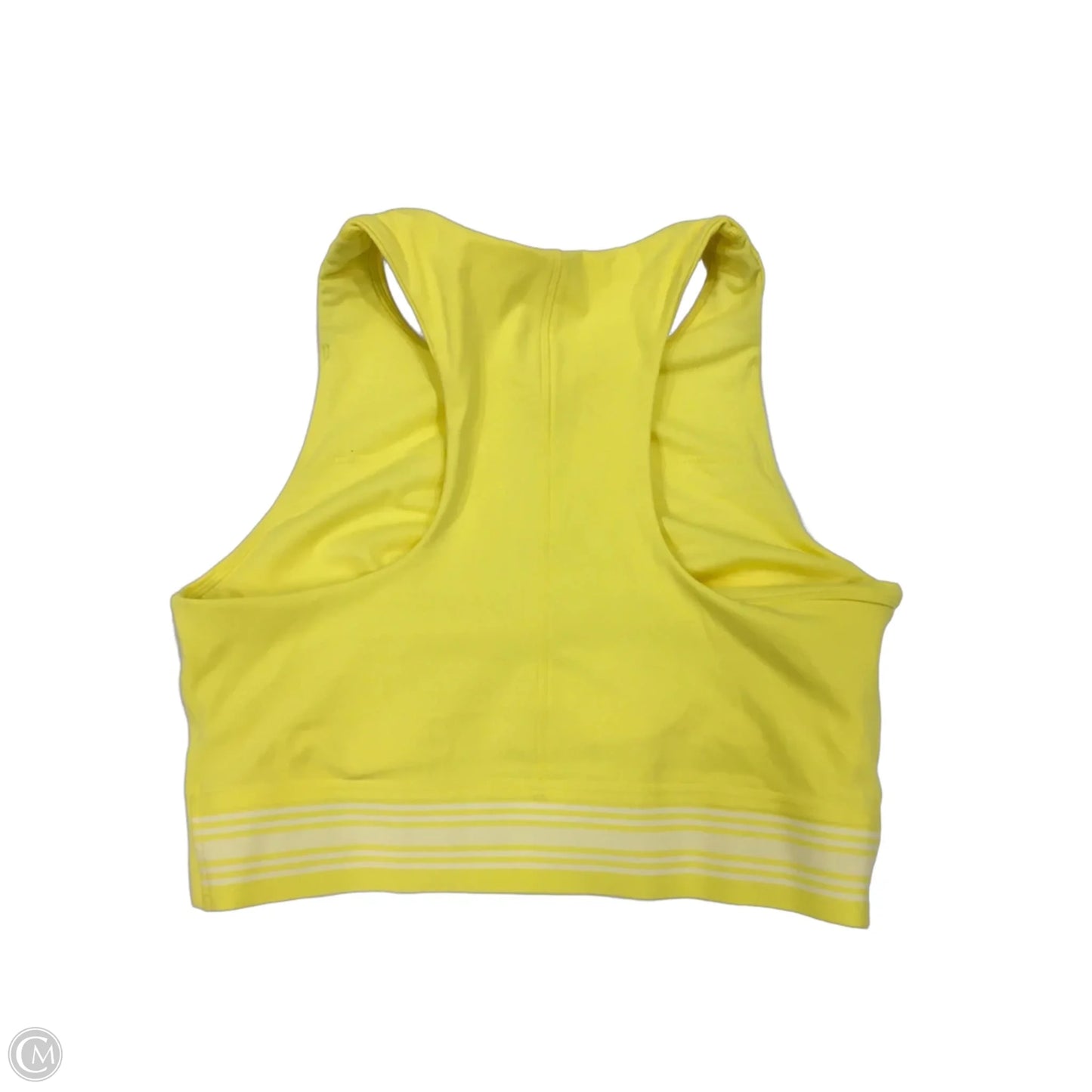 Athletic Bra By Lululemon In Yellow, Size: L