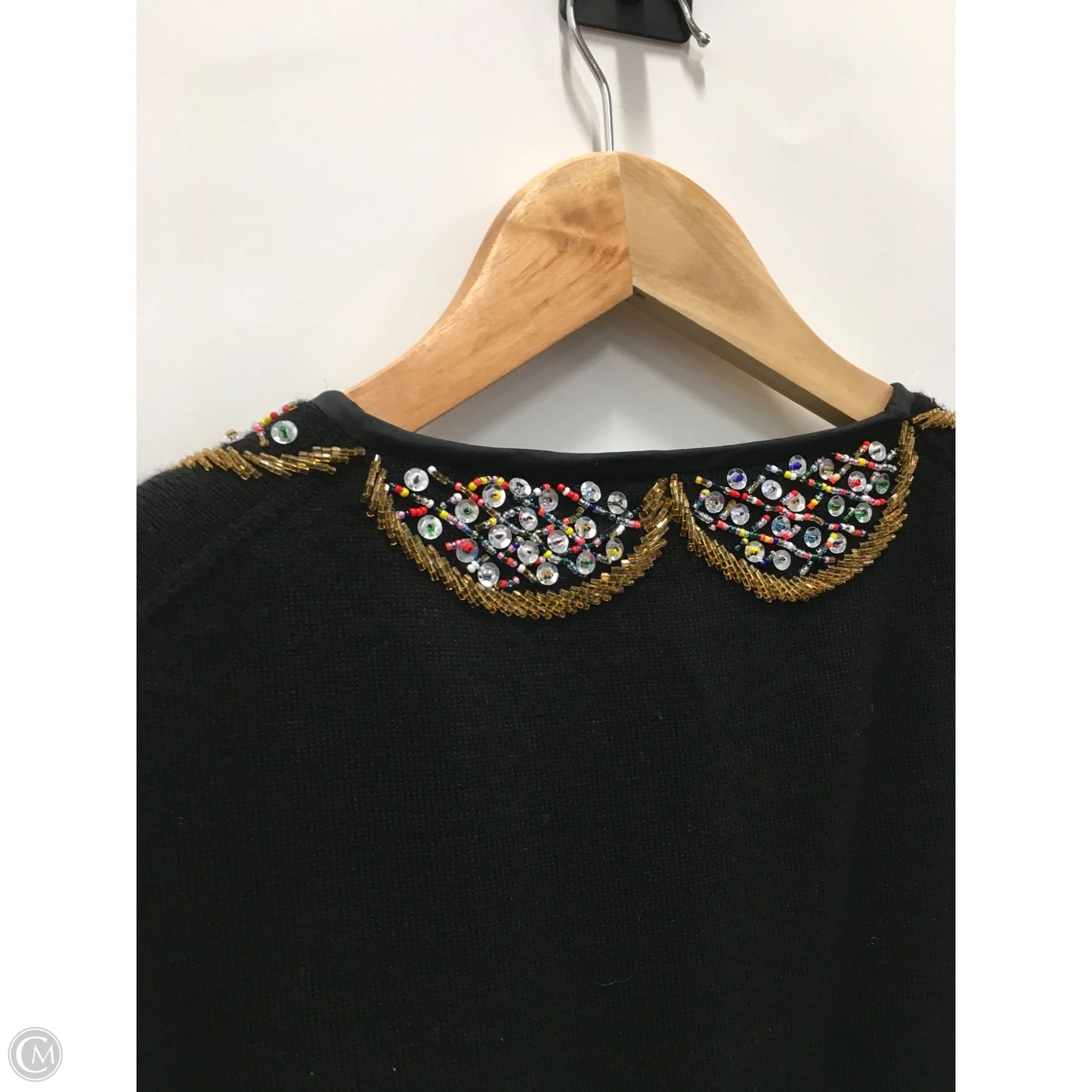 Top Long Sleeve Luxury Designer By Marc Jacobs In Black, Size: M