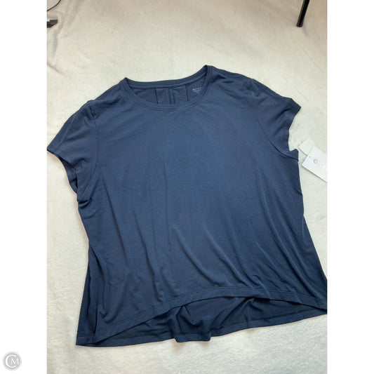 Athletic Top Short Sleeve By Athleta In Navy, Size: Sp