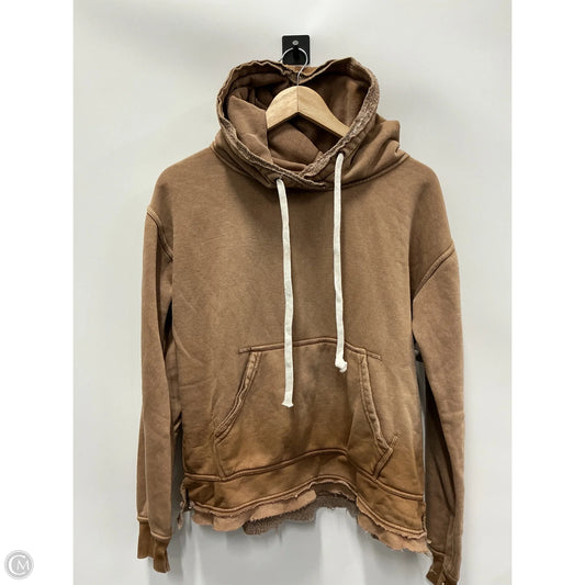 Sweatshirt Hoodie By We The Free In Brown, Size: Xs