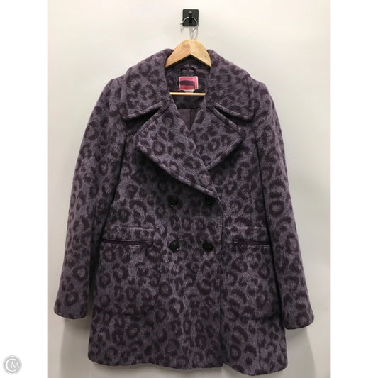 Coat Designer By Kate Spade In Purple, Size: L
