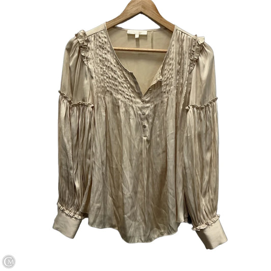 Top Long Sleeve By Loveshackfancy In Cream, Size: S
