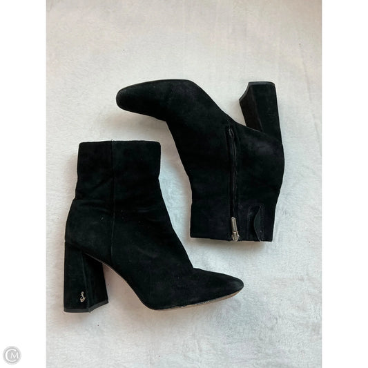 Boots Ankle Heels By Sam Edelman In Black, Size: 8.5
