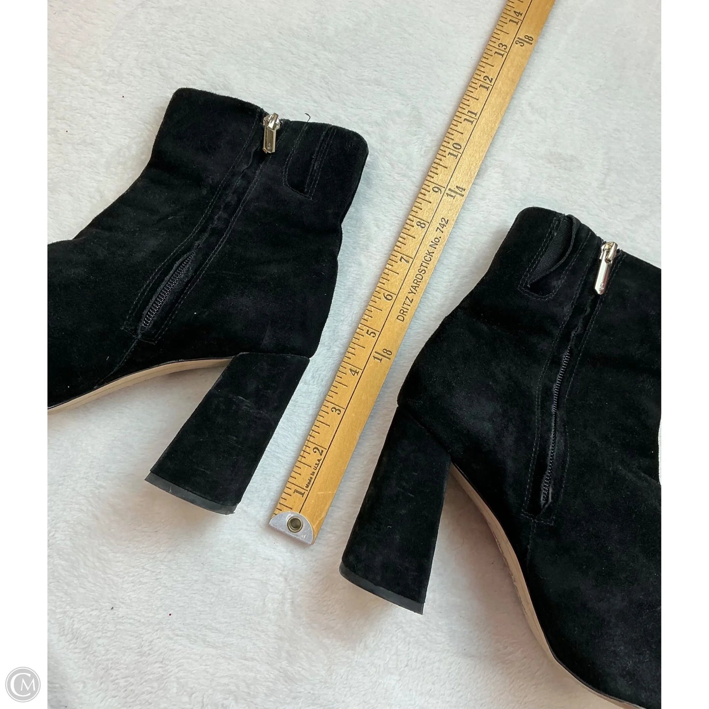 Boots Ankle Heels By Sam Edelman In Black, Size: 8.5