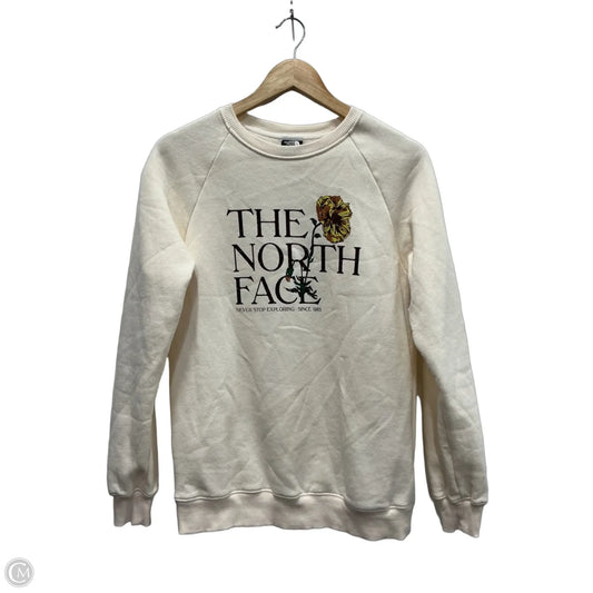 Sweatshirt Crewneck By The North Face In Cream, Size: S