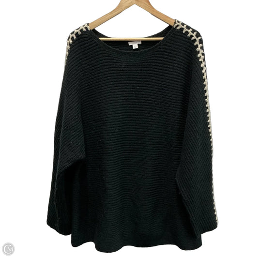Sweater By Pure Jill In Black, Size: 2x