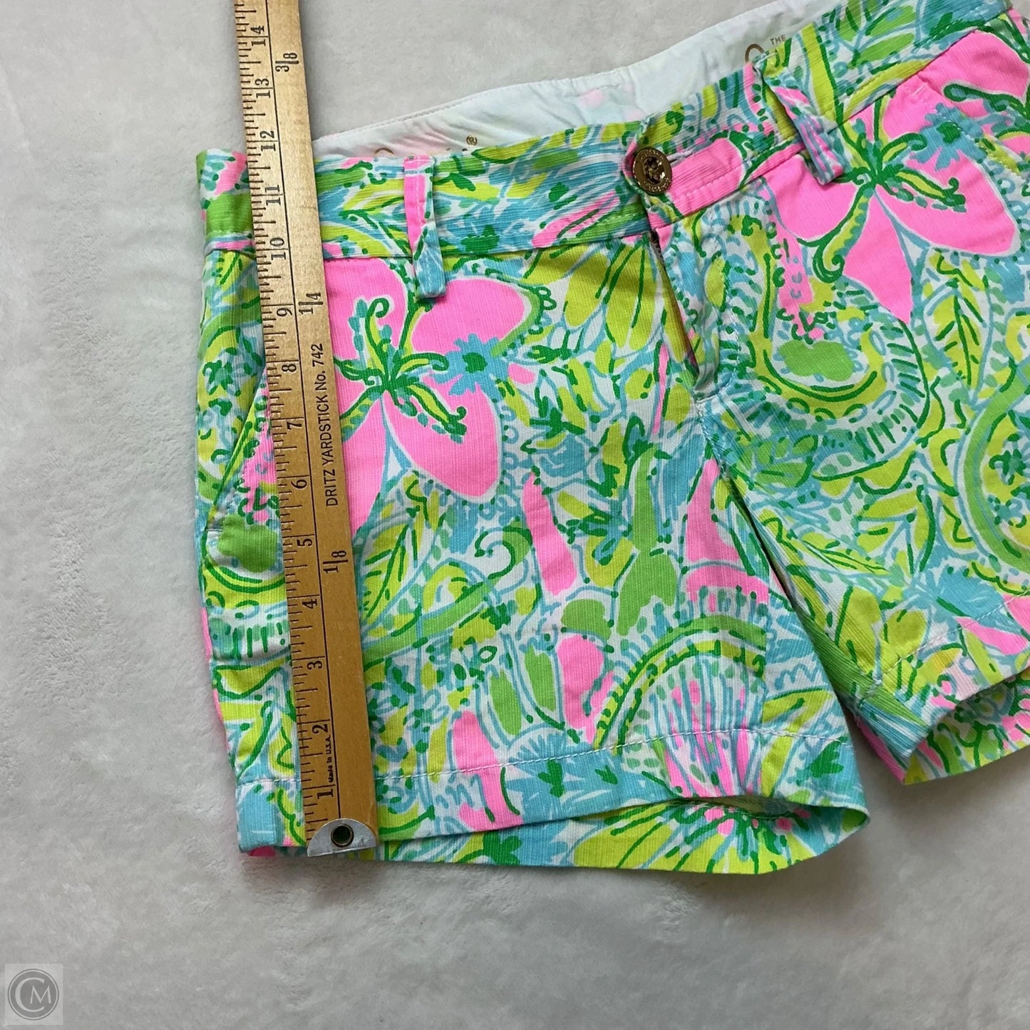 Shorts Designer By Lilly Pulitzer In Green, Size: 0
