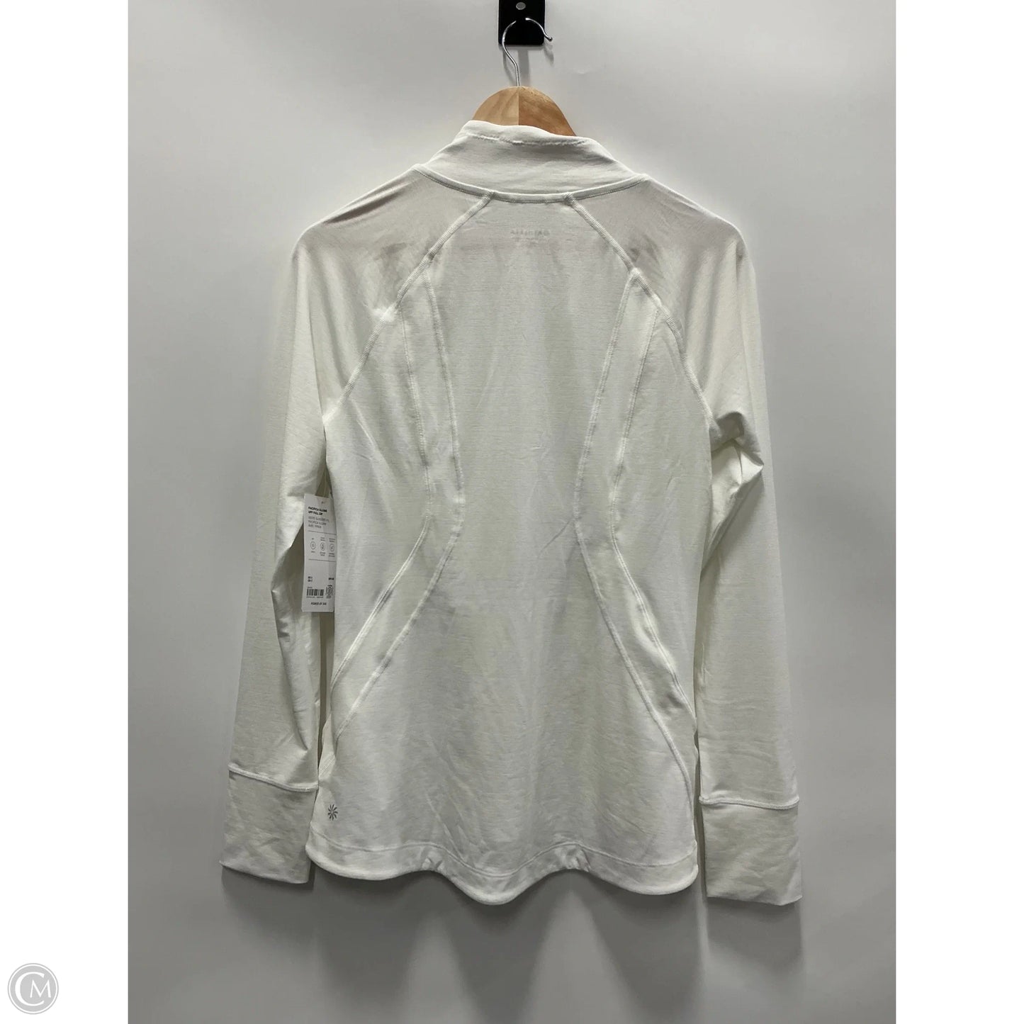 Athletic Jacket By Athleta In White, Size: M