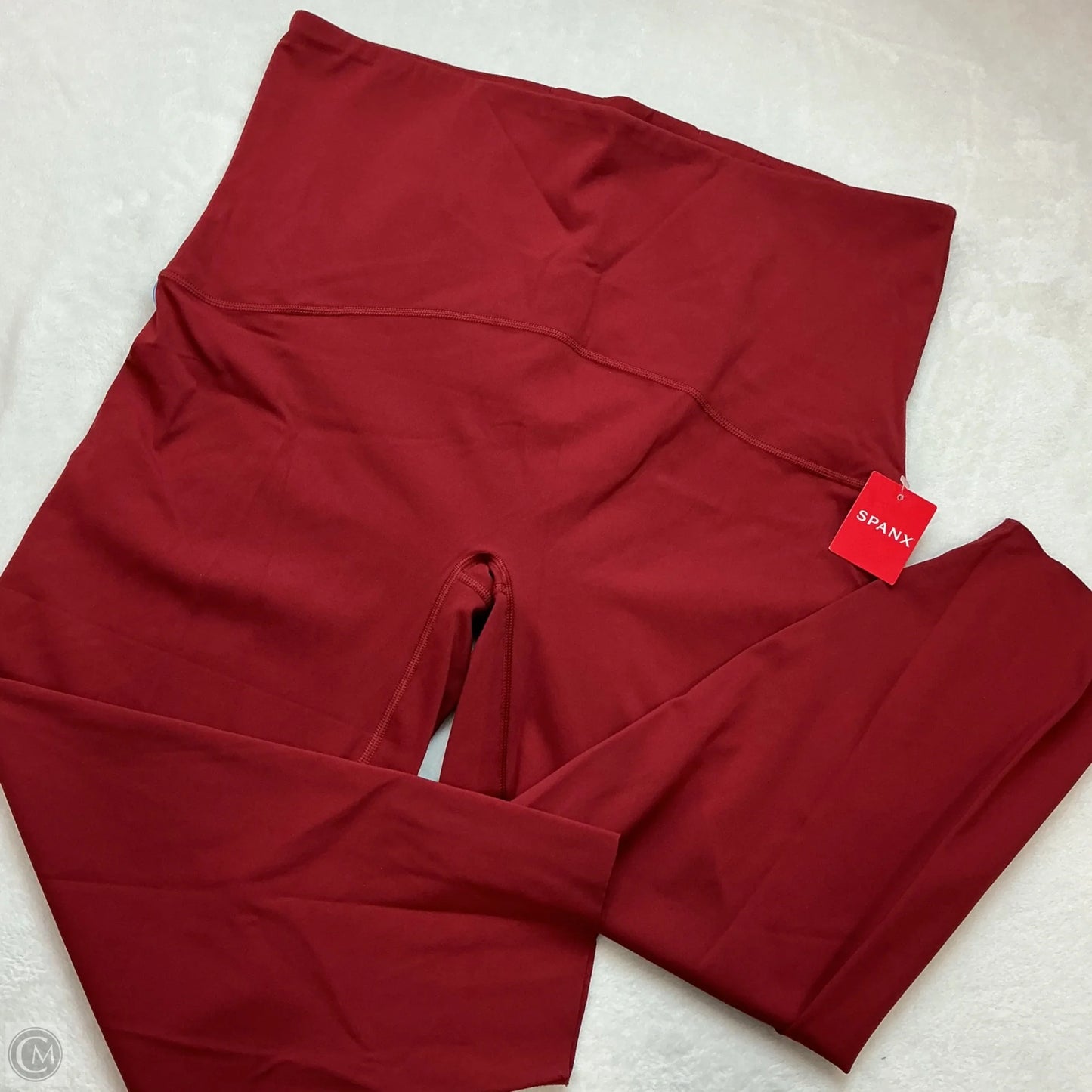 Athletic Leggings By Spanx In Red, Size: 3x