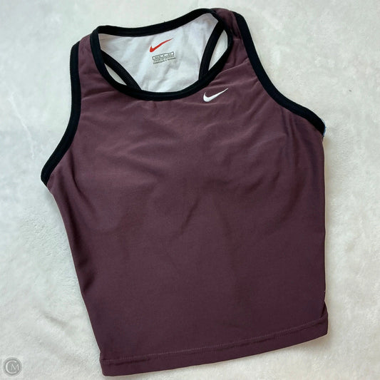 Athletic Tank Top By Nike In Purple, Size: S