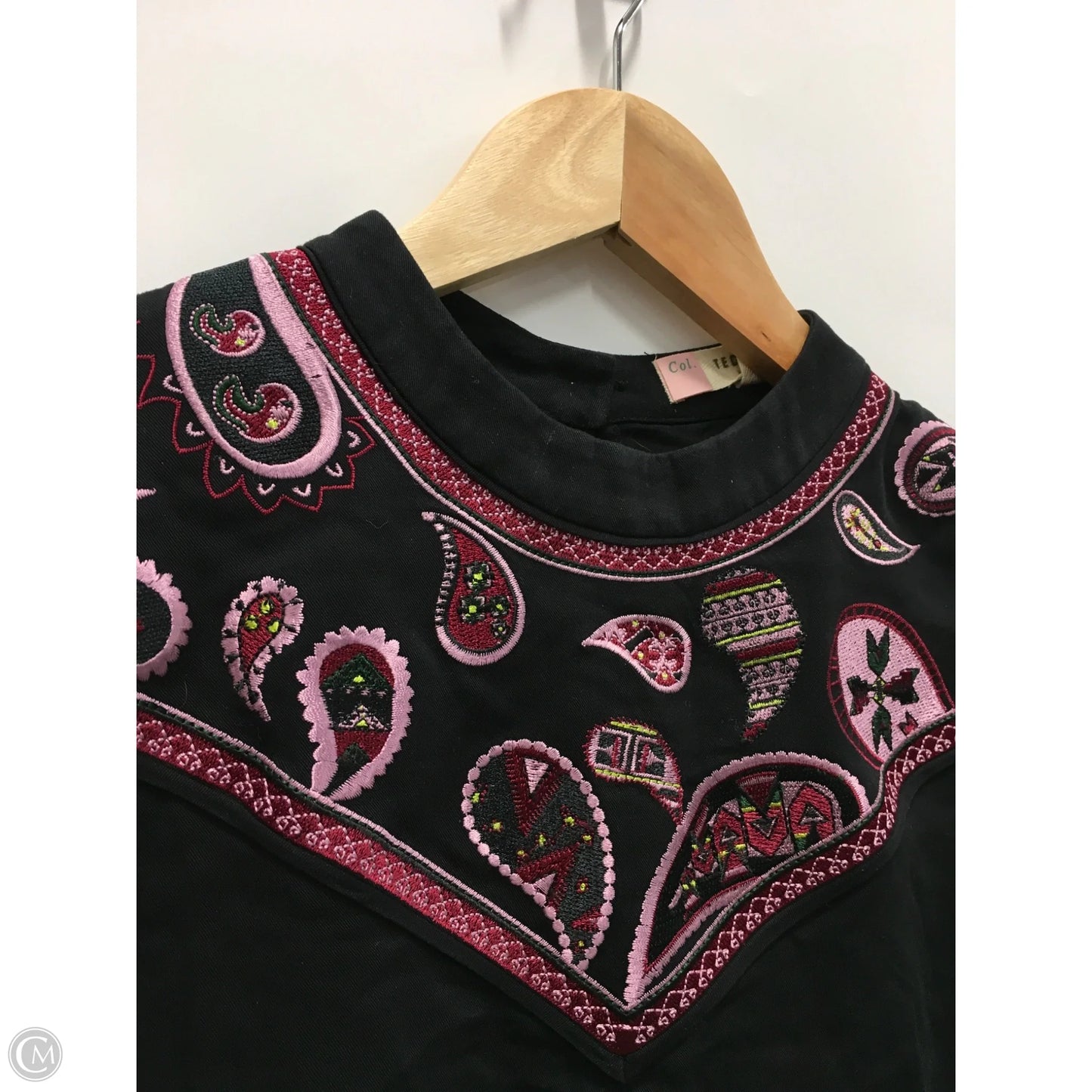 Top Long Sleeve By Ted Baker In Black, Size: 2