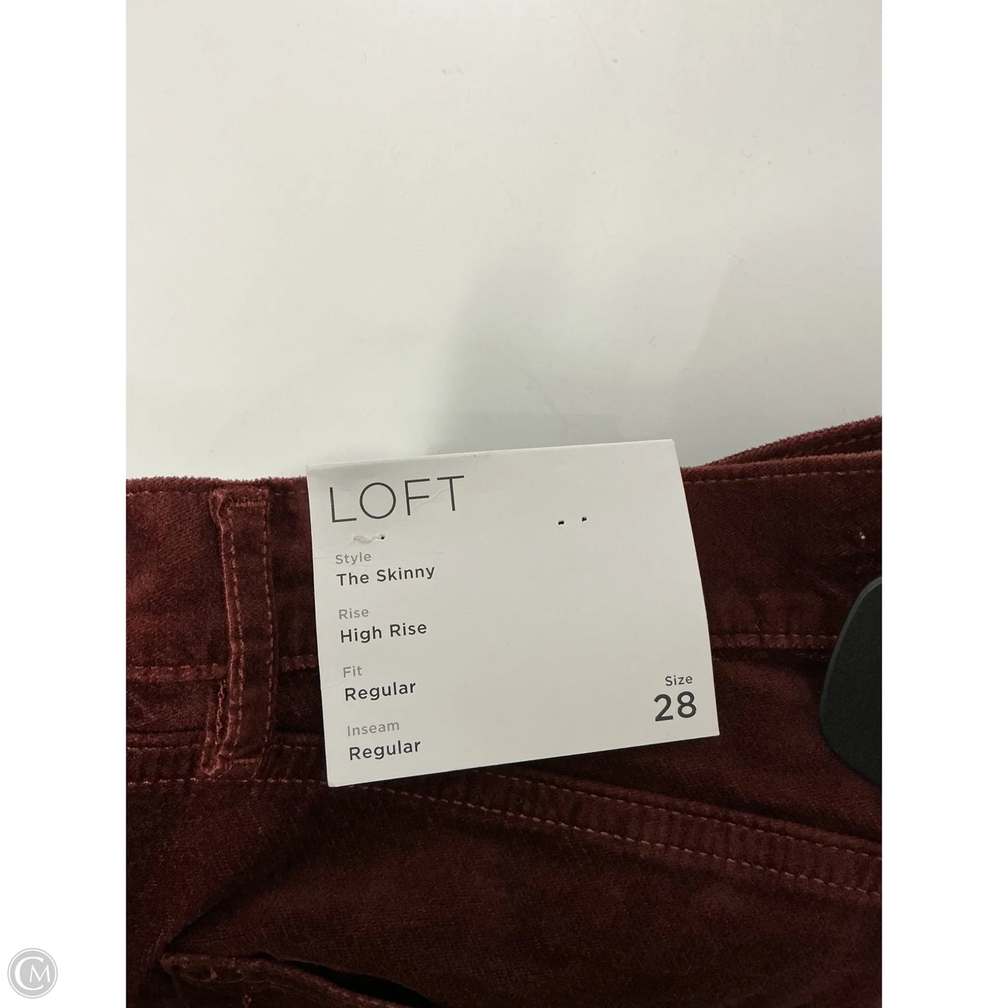 Pants Corduroy By Loft In Red, Size: 6