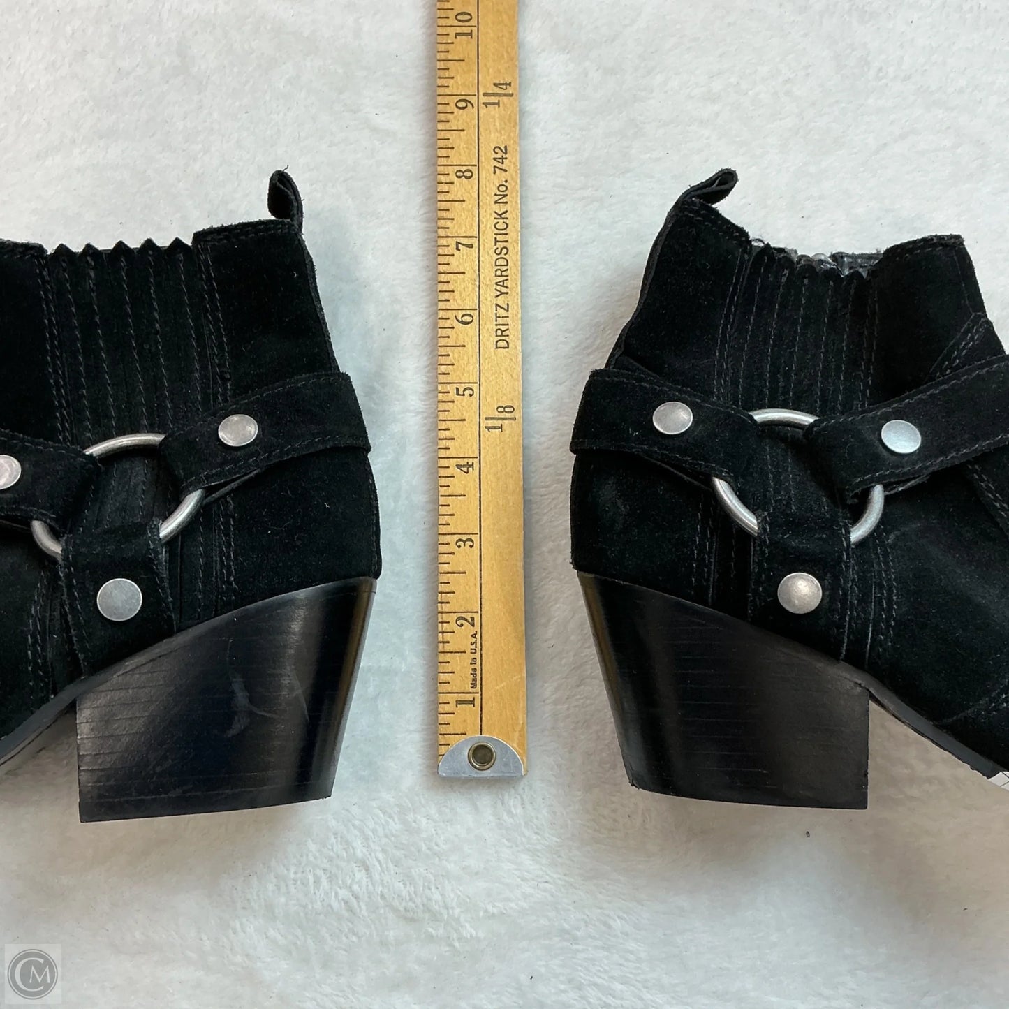 Boots Ankle Heels By Marc Fisher In Black, Size: 7.5
