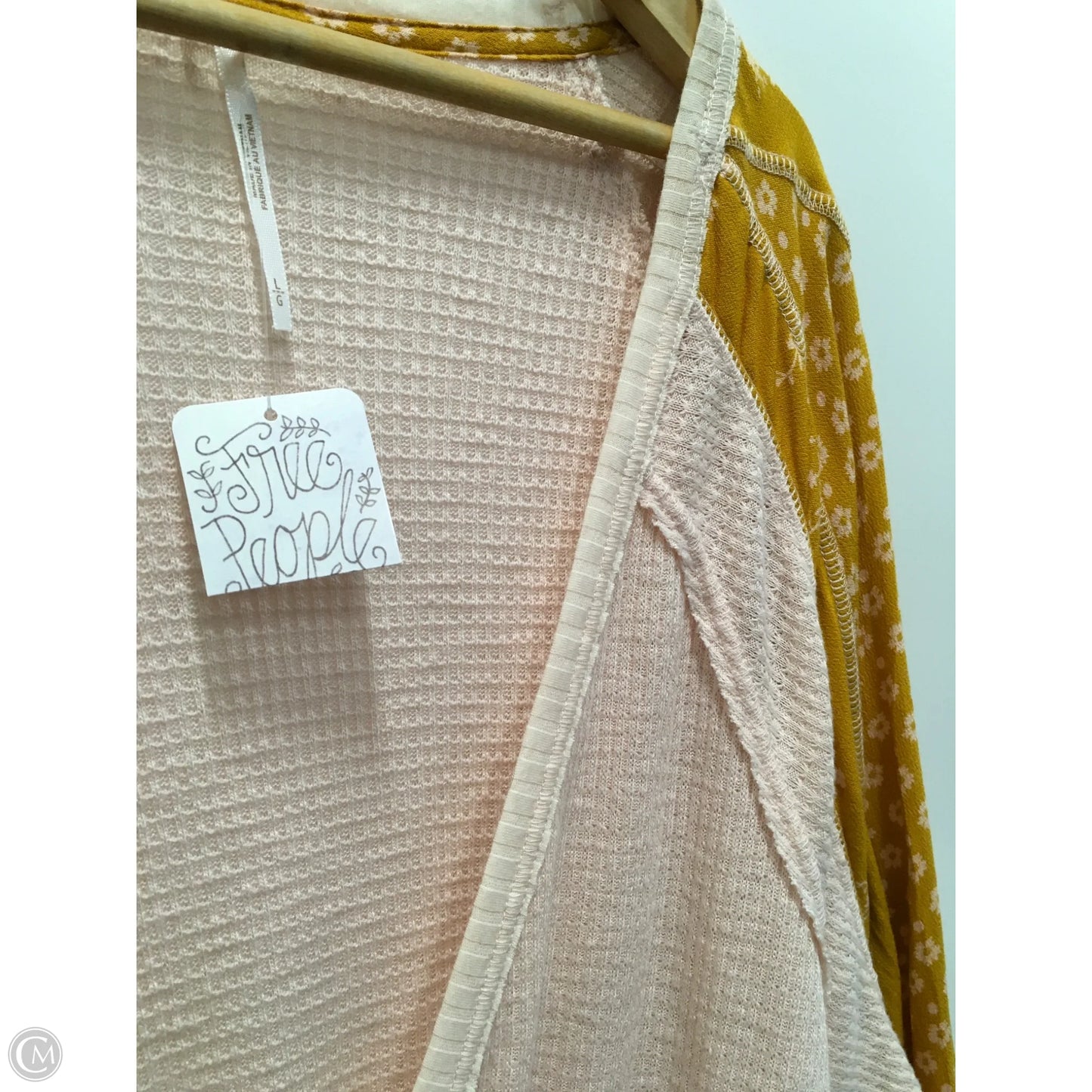 Top Long Sleeve By Free People In Pink, Size: L