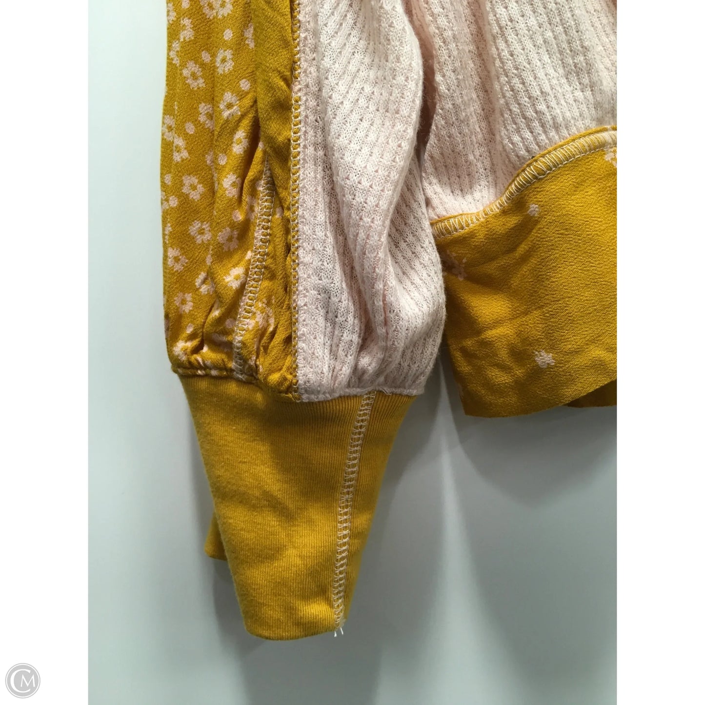 Top Long Sleeve By Free People In Pink, Size: L