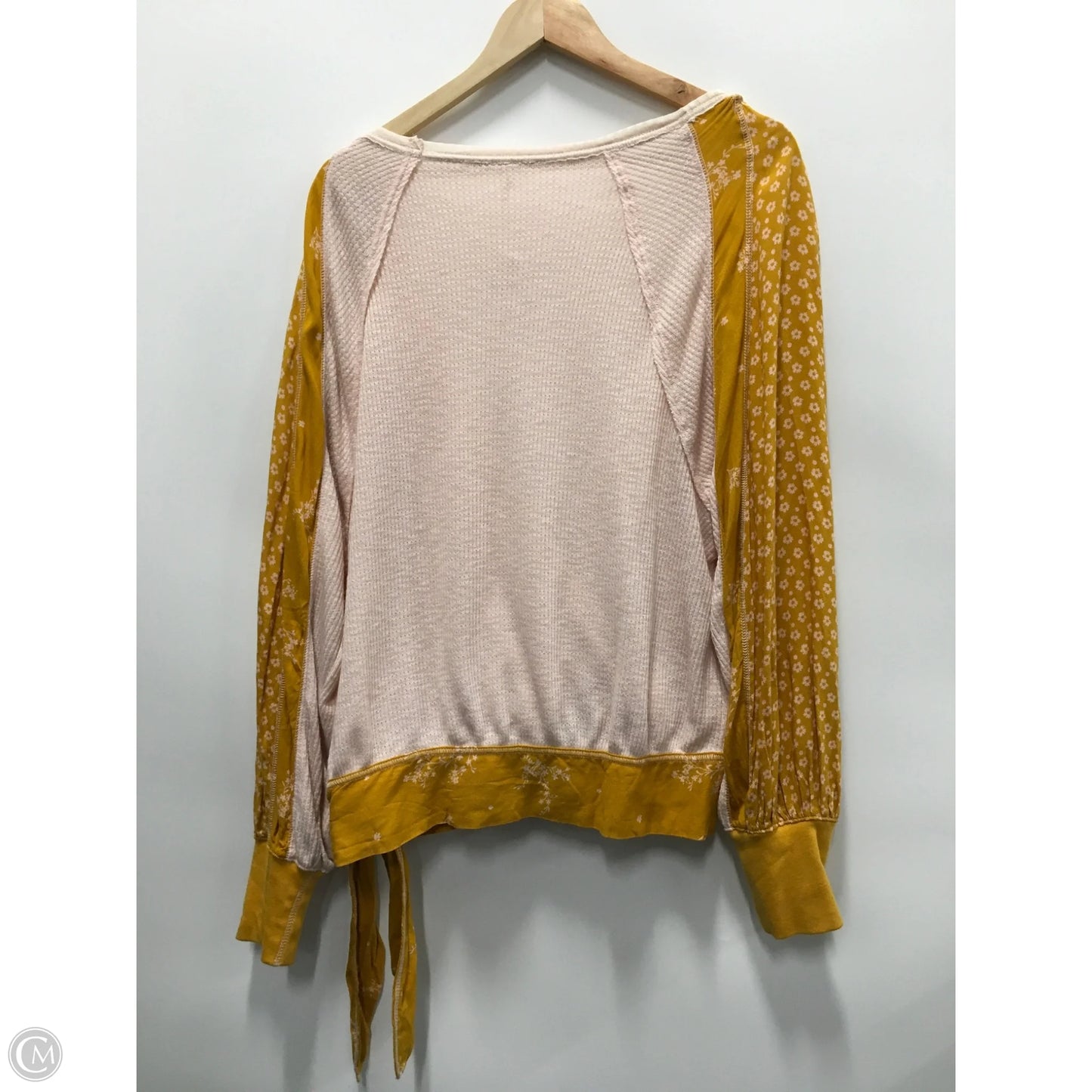 Top Long Sleeve By Free People In Pink, Size: L