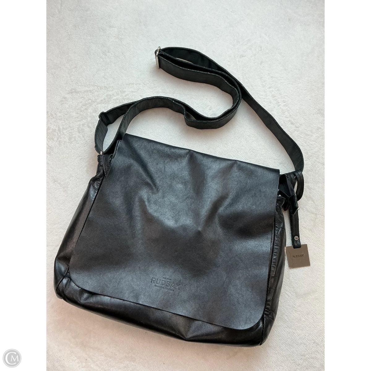 Handbag Leather By Clothes Mentor, Size: Medium