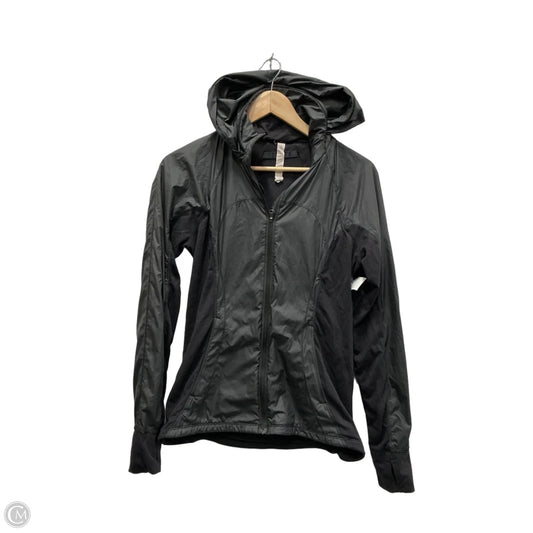 Athletic Jacket By Lululemon In Black, Size: 6